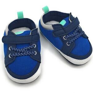 Carters Sneaker Baby Shoes Blue Navy Mint 3-6m NEW